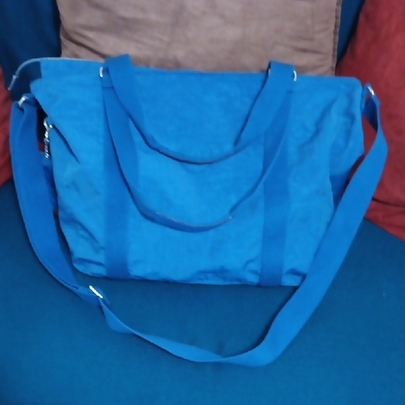 Kipling Vibrant Blue Tote Bag - Picture 15 of 16